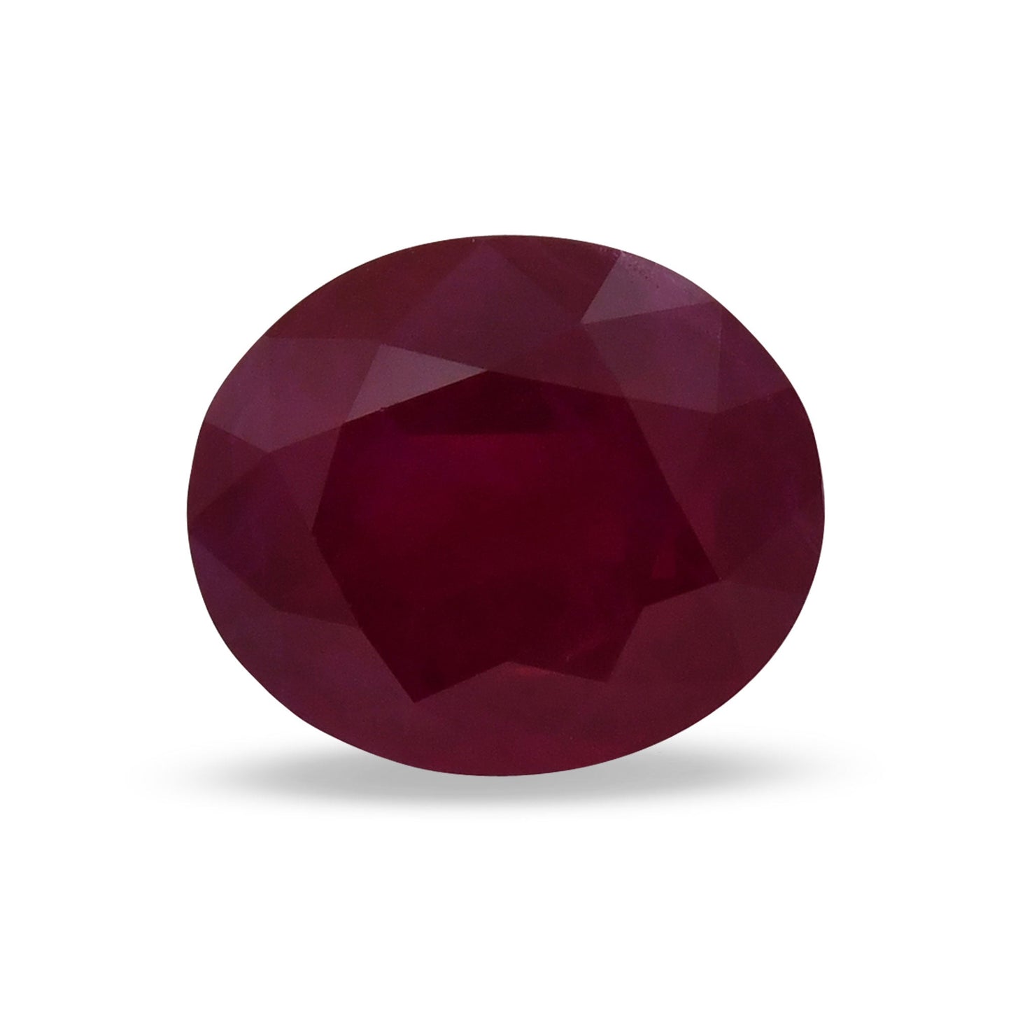 7,99 Karat roter burmesischer ovaler Rubin GRS