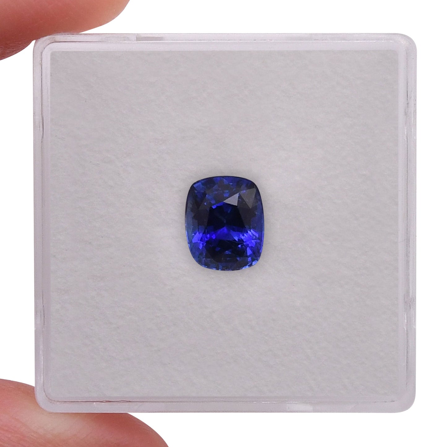 1,66 Karat blauer Kissen-Saphir aus Sri Lanka