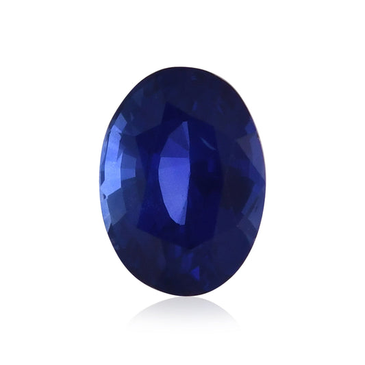 1,34 Karat blauer ovaler Saphir aus Sri Lanka