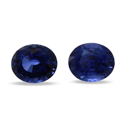 6,61 Karat blauer ovaler Saphir aus Sri Lanka (CD)