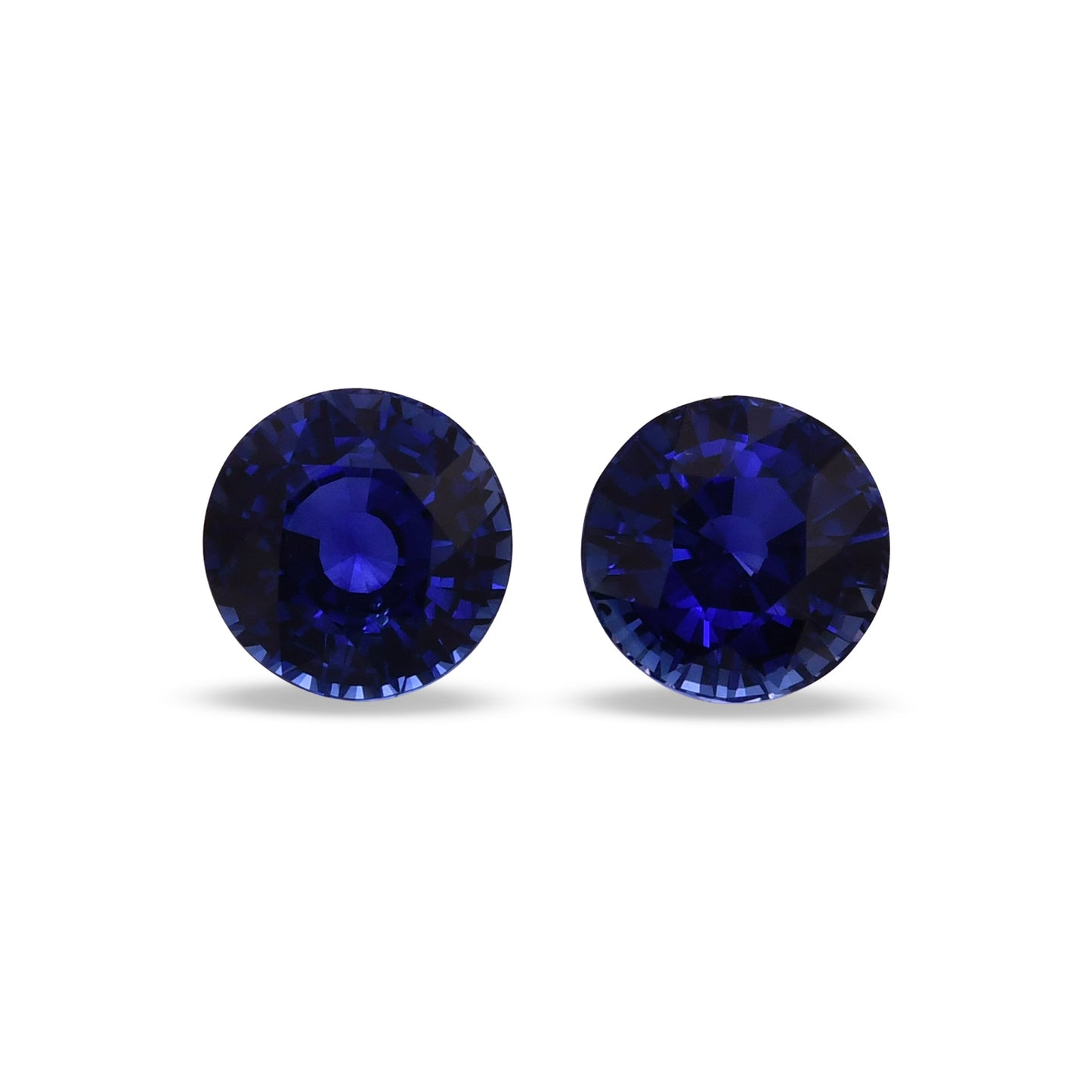 11,98 Karat blauer runder Saphir aus Sri Lanka (CD)