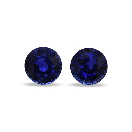 11,98 Karat blauer runder Saphir aus Sri Lanka (CD)