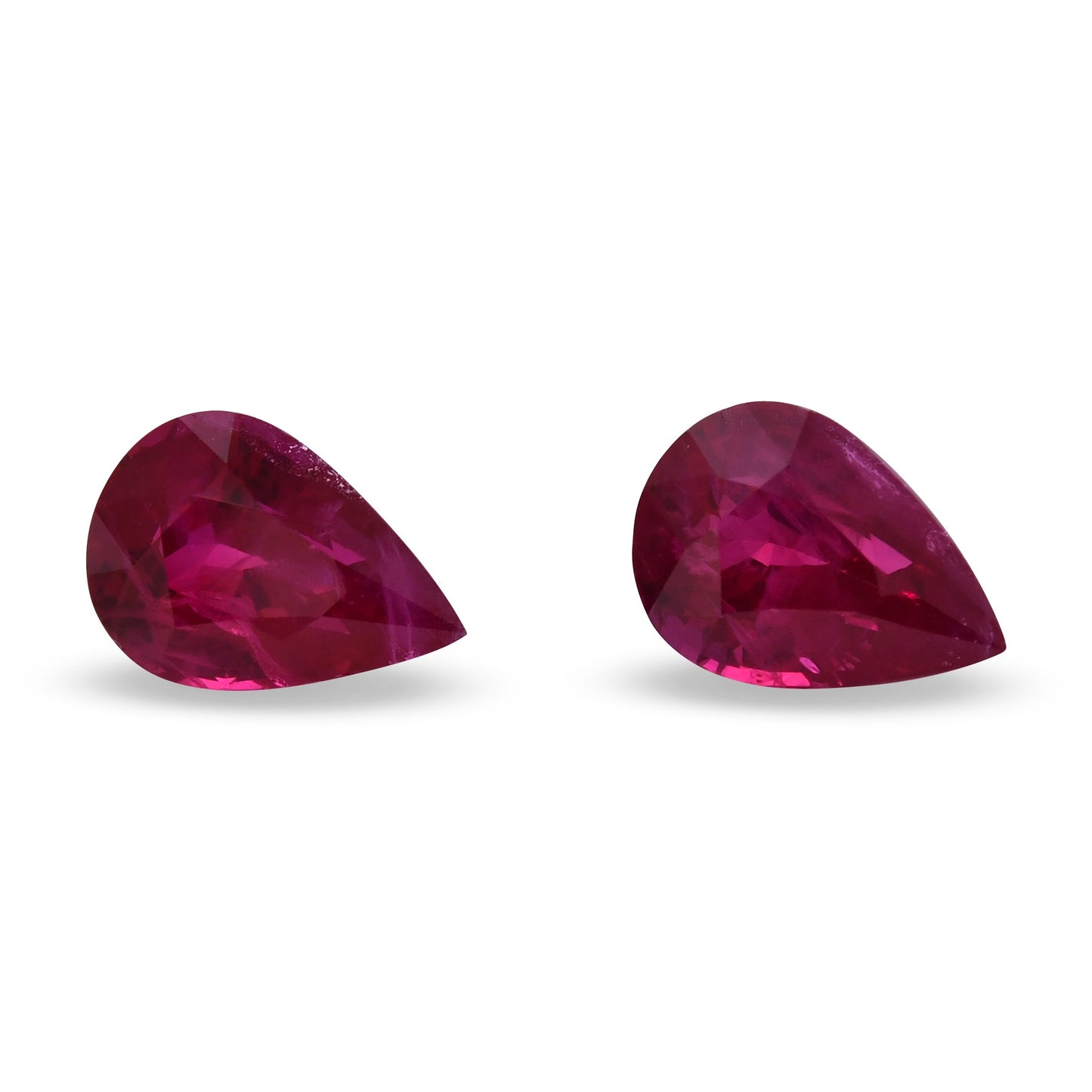 6,50 Karat roter burmesischer Birnenrubin GRS