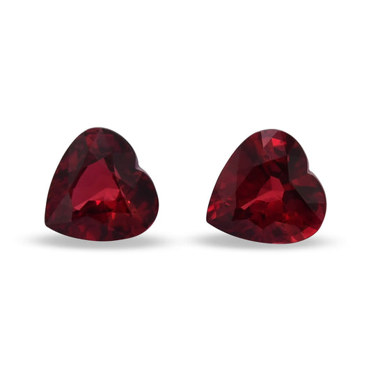 2,06 Karat roter Herzrubin