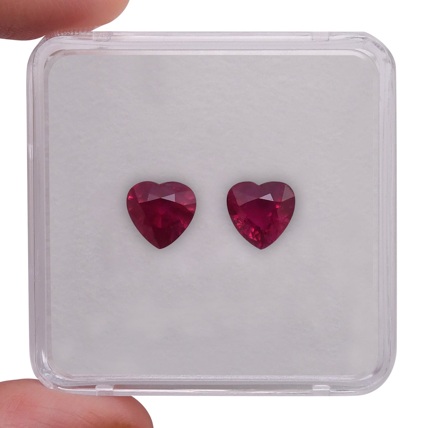 3,10 Karat roter Herzrubin