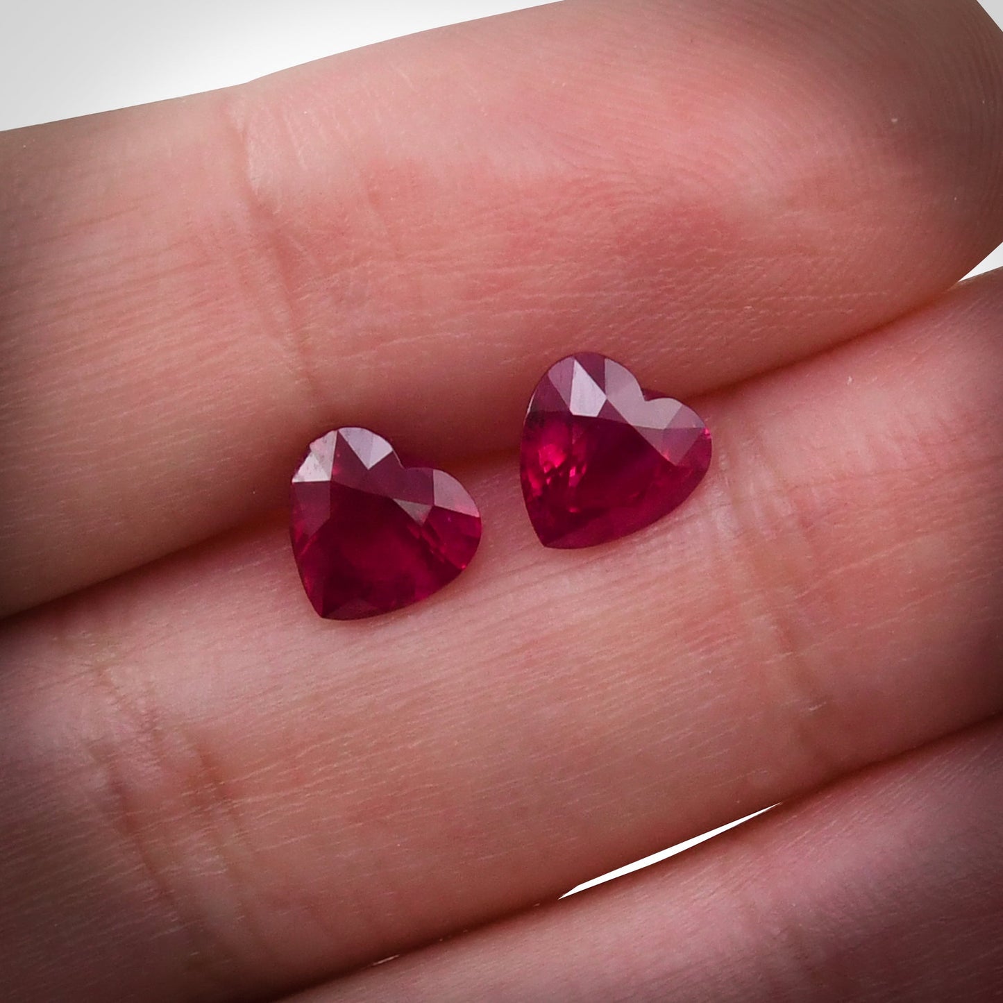 3,10 Karat roter Herzrubin