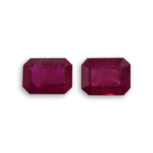 3,42 Karat roter burmesischer Smaragd-Rubin CD