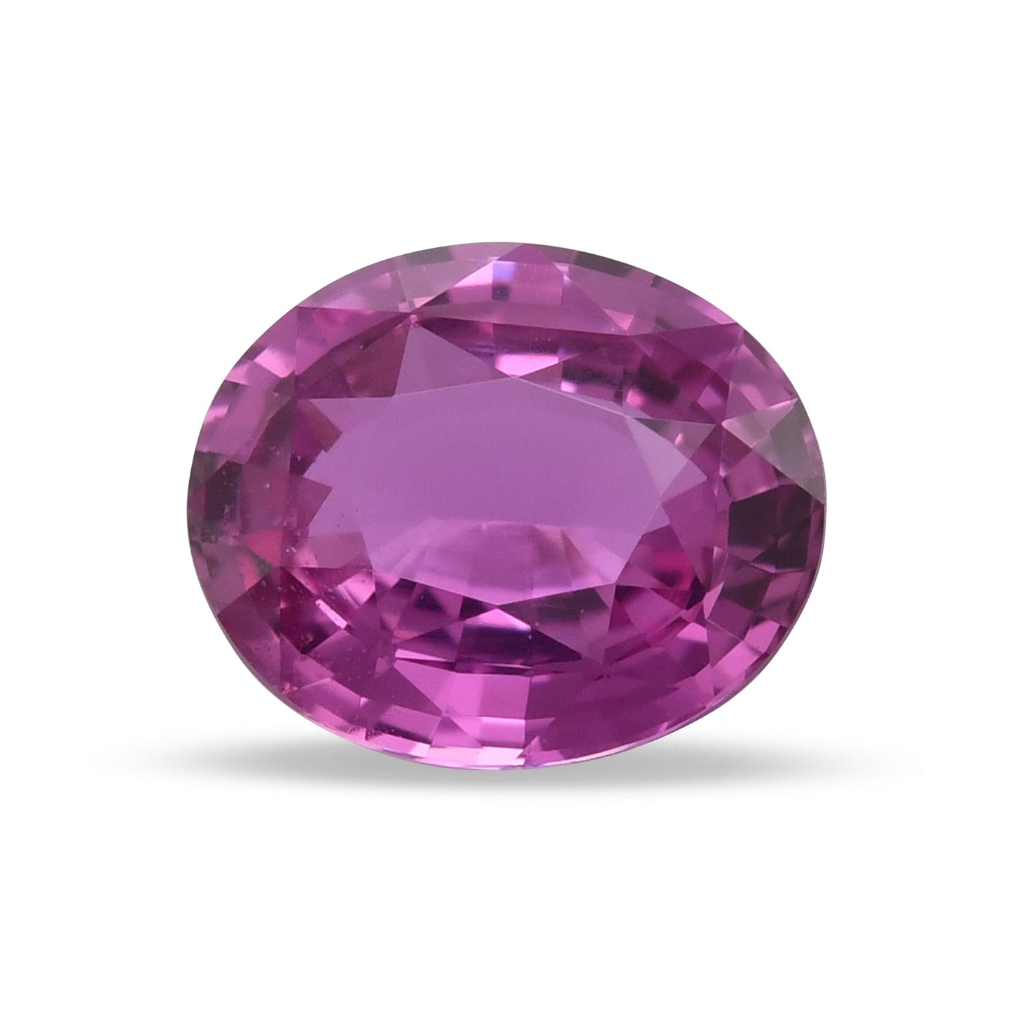 1,97 Karat rosa ovaler Saphir