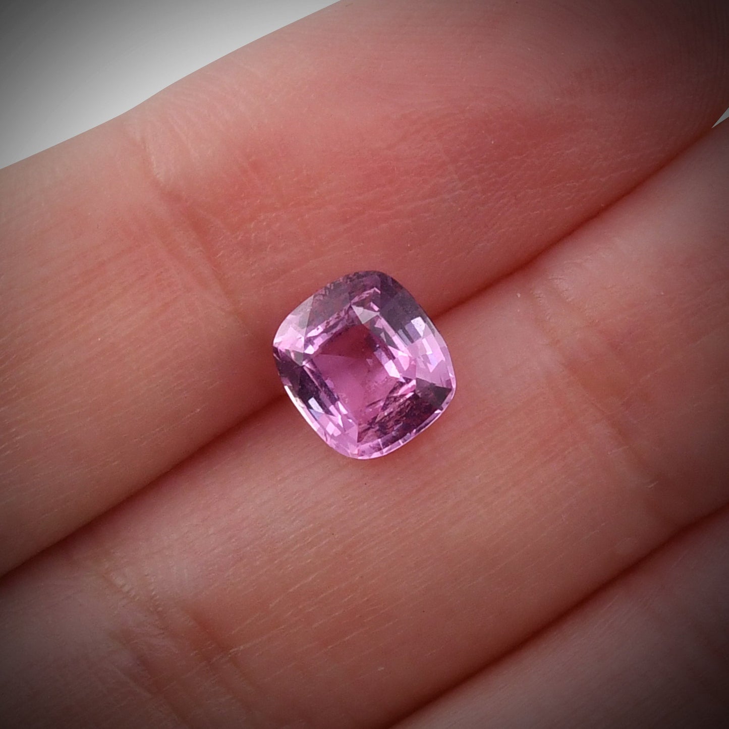 2.08 Carat Pink  Cushion Sapphire
