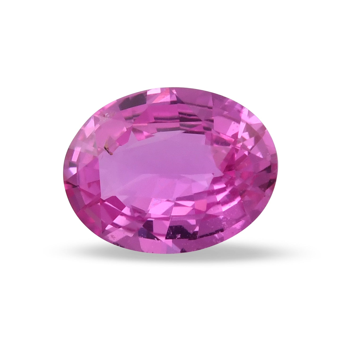 2,51 Karat rosa ovaler Saphir
