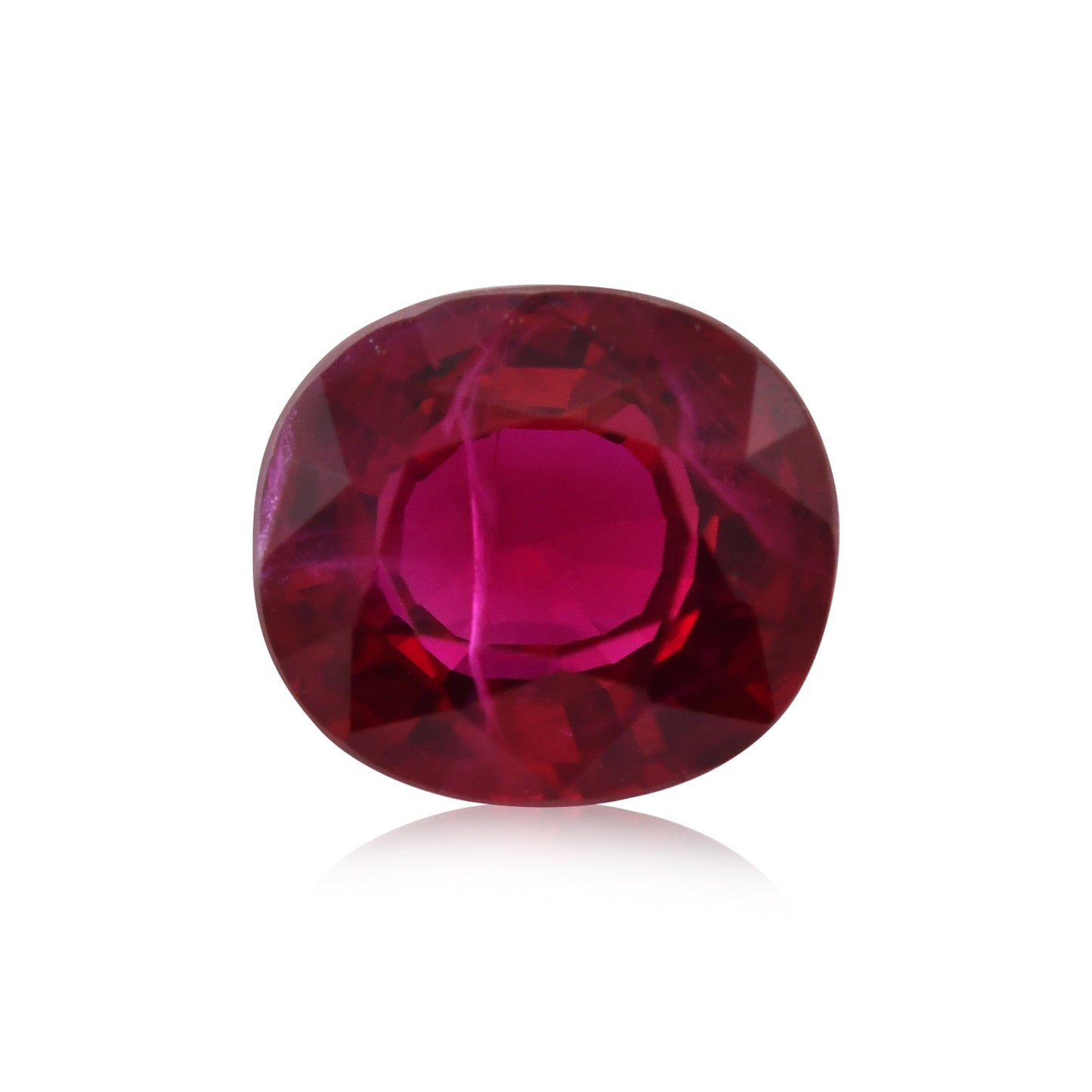 1.27 Carat Red  Cushion Ruby