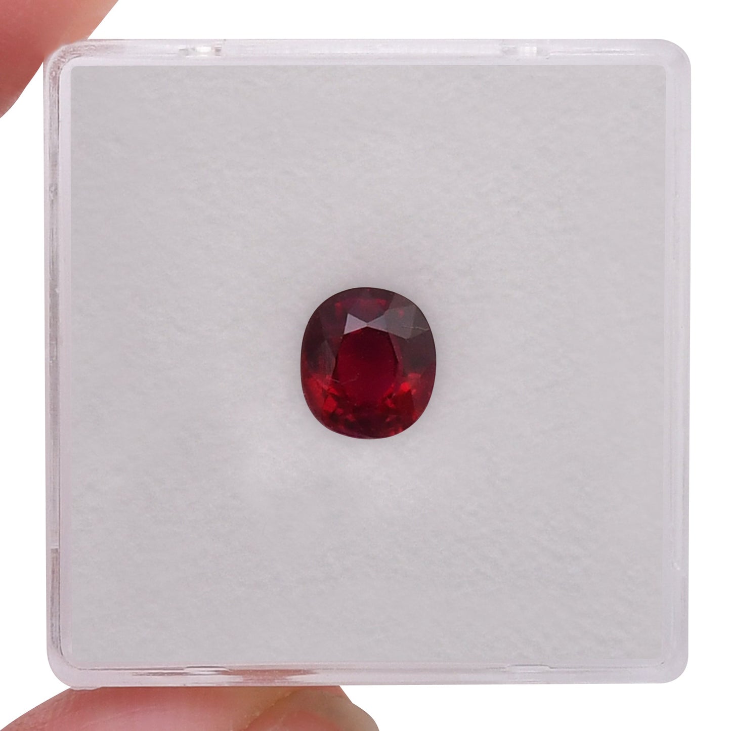 1.27 Carat Red  Cushion Ruby