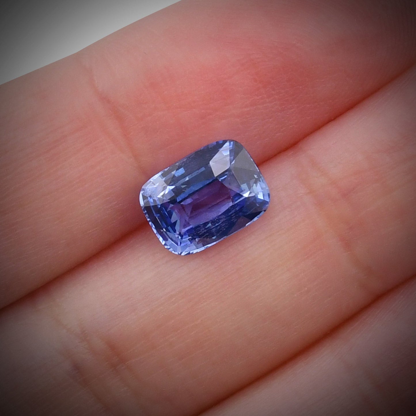 3.31 Carat Blue SRI LANKAN Cushion Sapphire CD