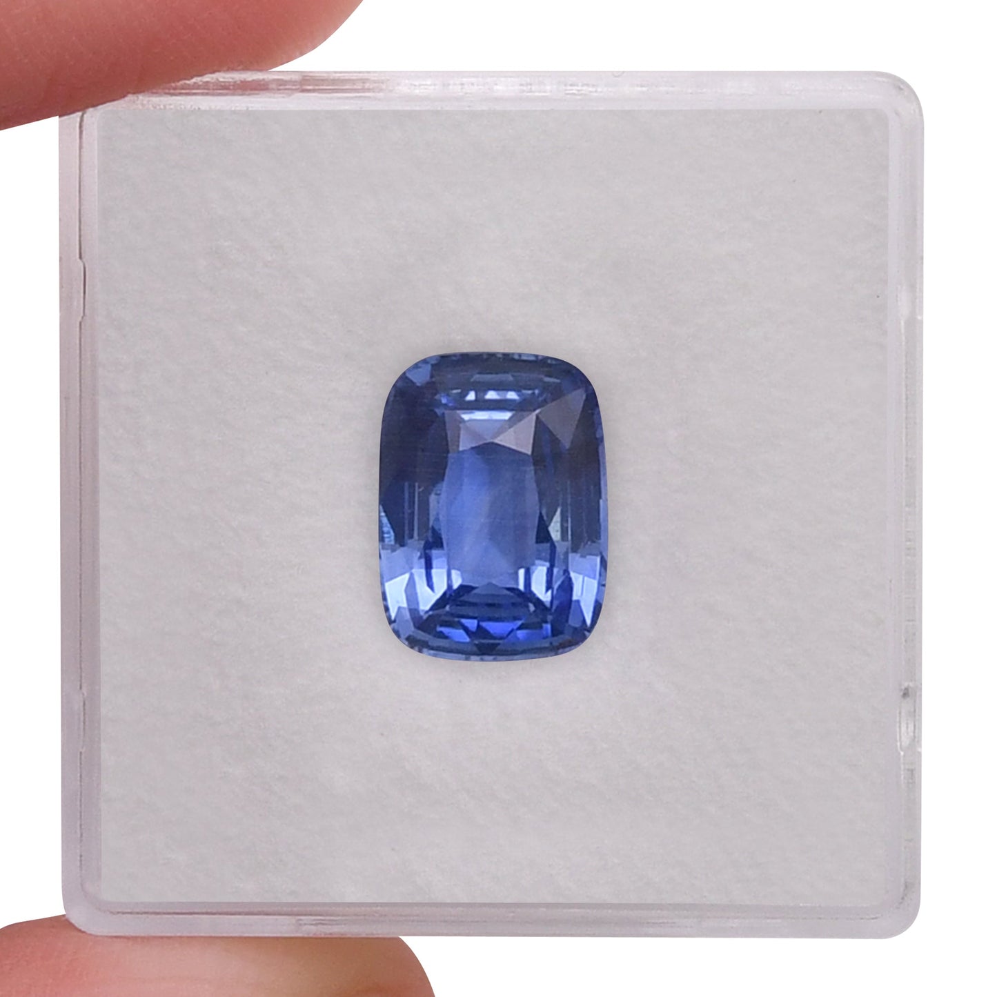3.31 Carat Blue SRI LANKAN Cushion Sapphire CD