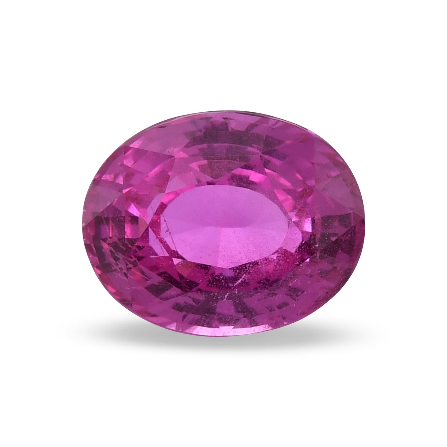 8,00 Karat rosa ovaler Saphir GIA