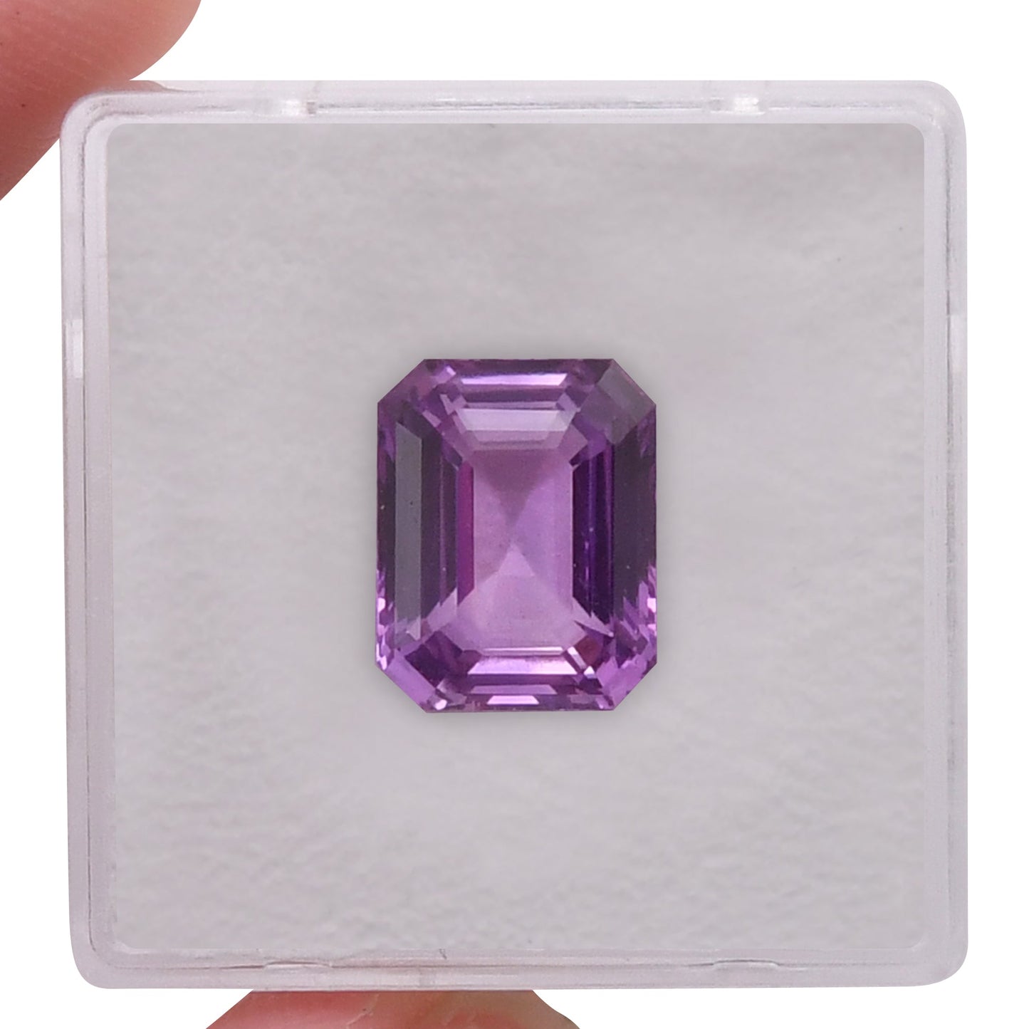 6,02 Karat rosa Smaragd-Saphir GIA