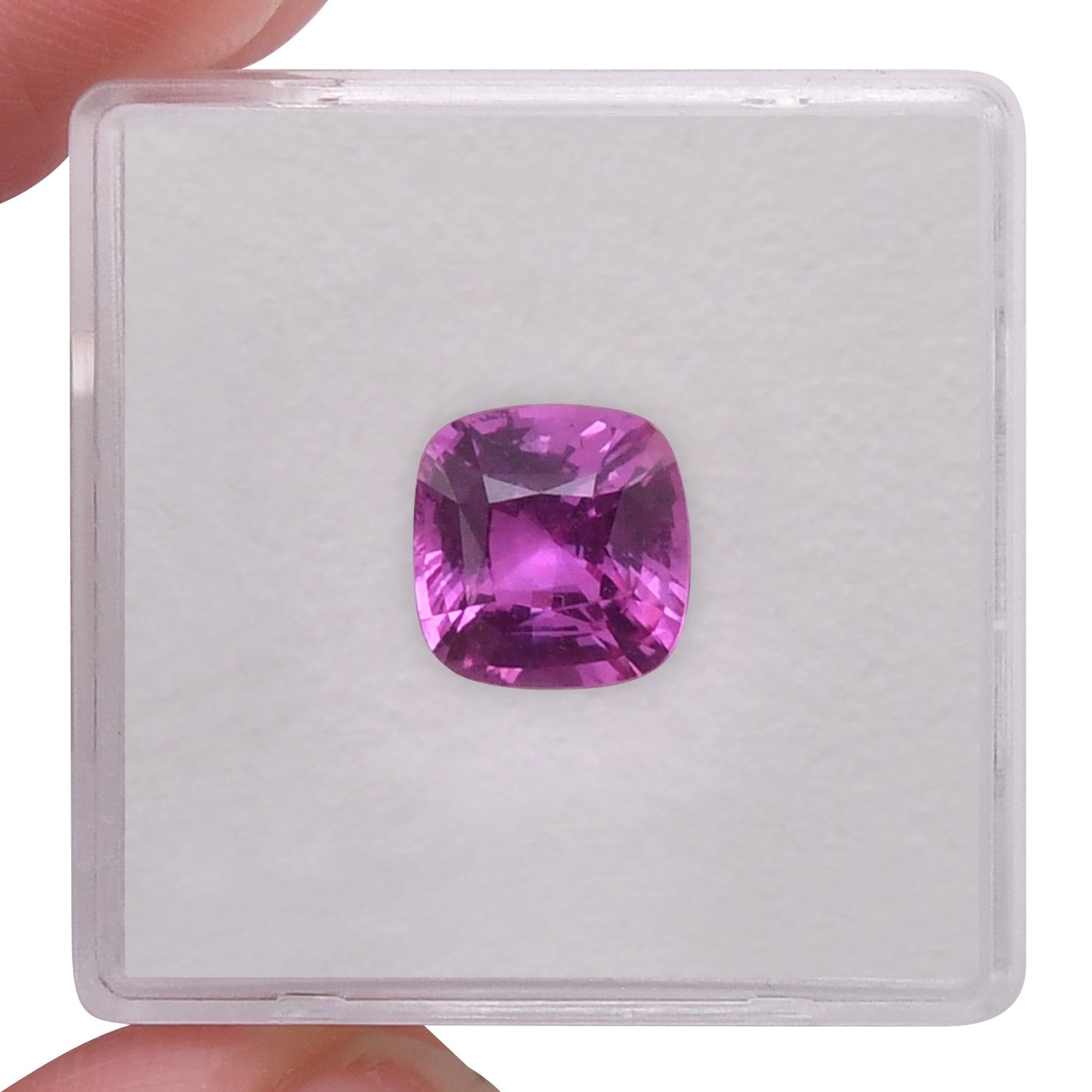 3.10 Carat Pink MADAGASCAR Cushion Sapphire CD