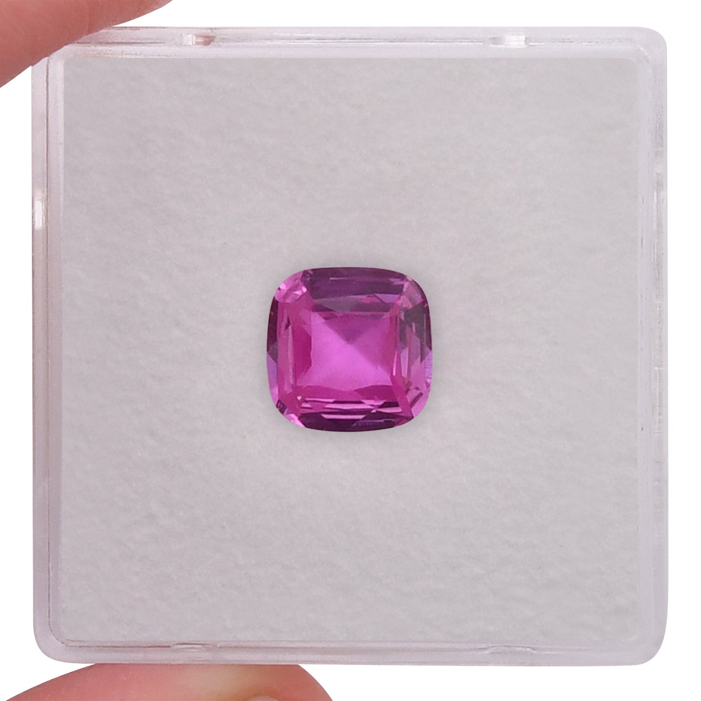 1.61 Carat Pink MADAGASCAR Cushion Sapphire