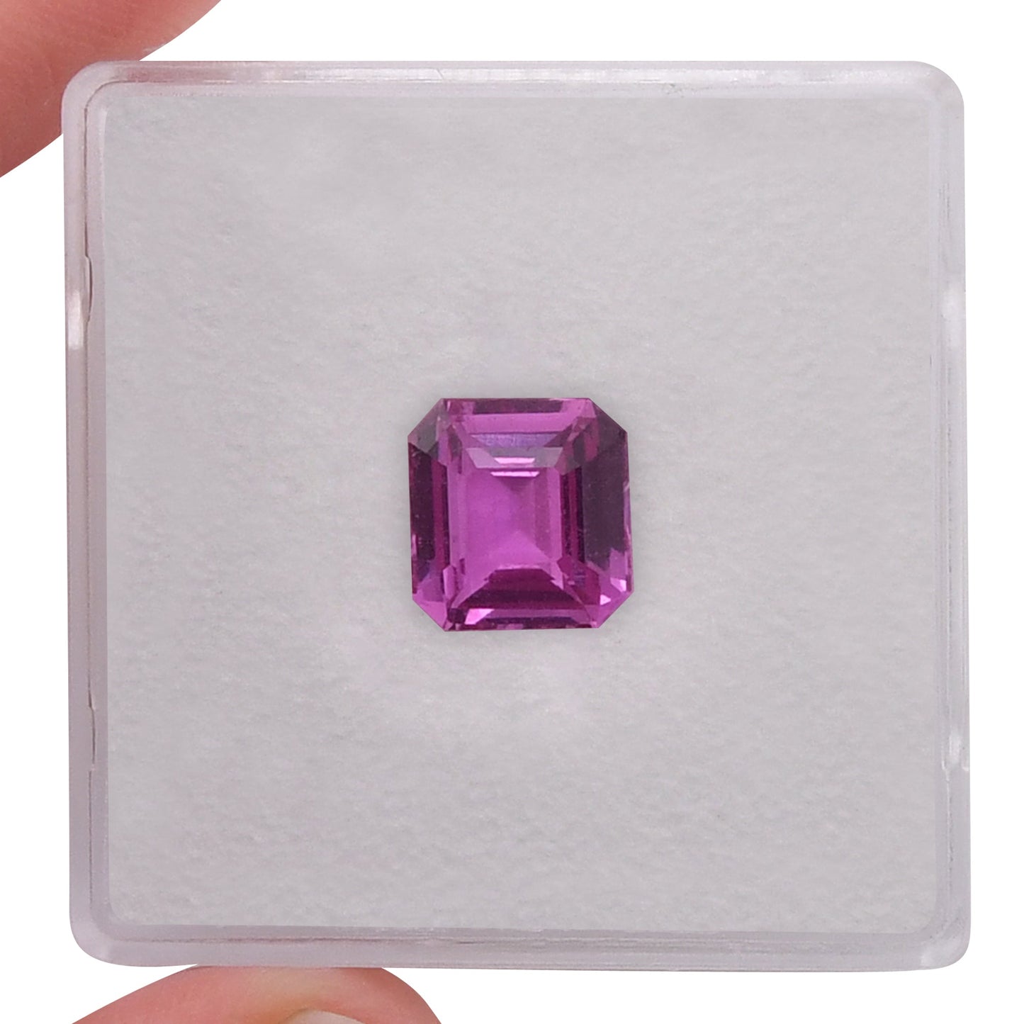 2,06 Karat rosa Smaragd-Saphir