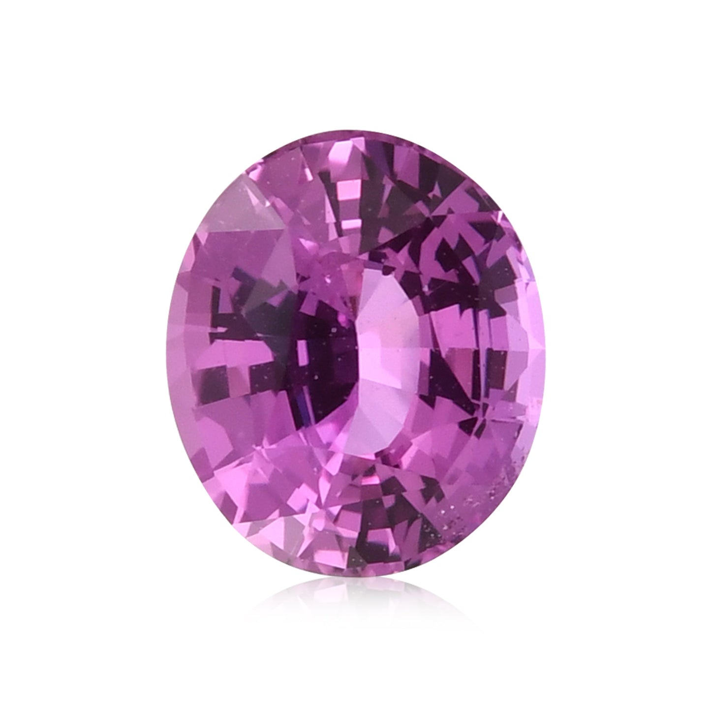 2,03 Karat rosa ovaler Saphir