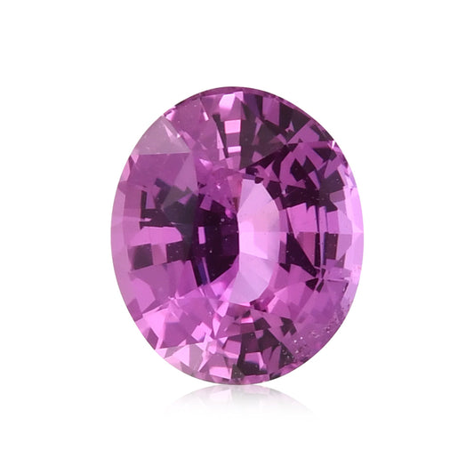 2,03 Karat rosa ovaler Saphir