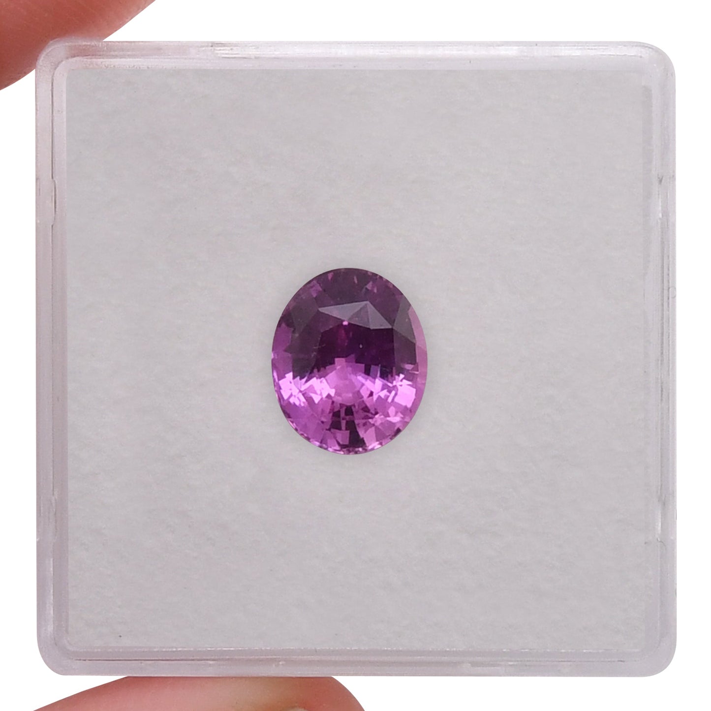 2,03 Karat rosa ovaler Saphir