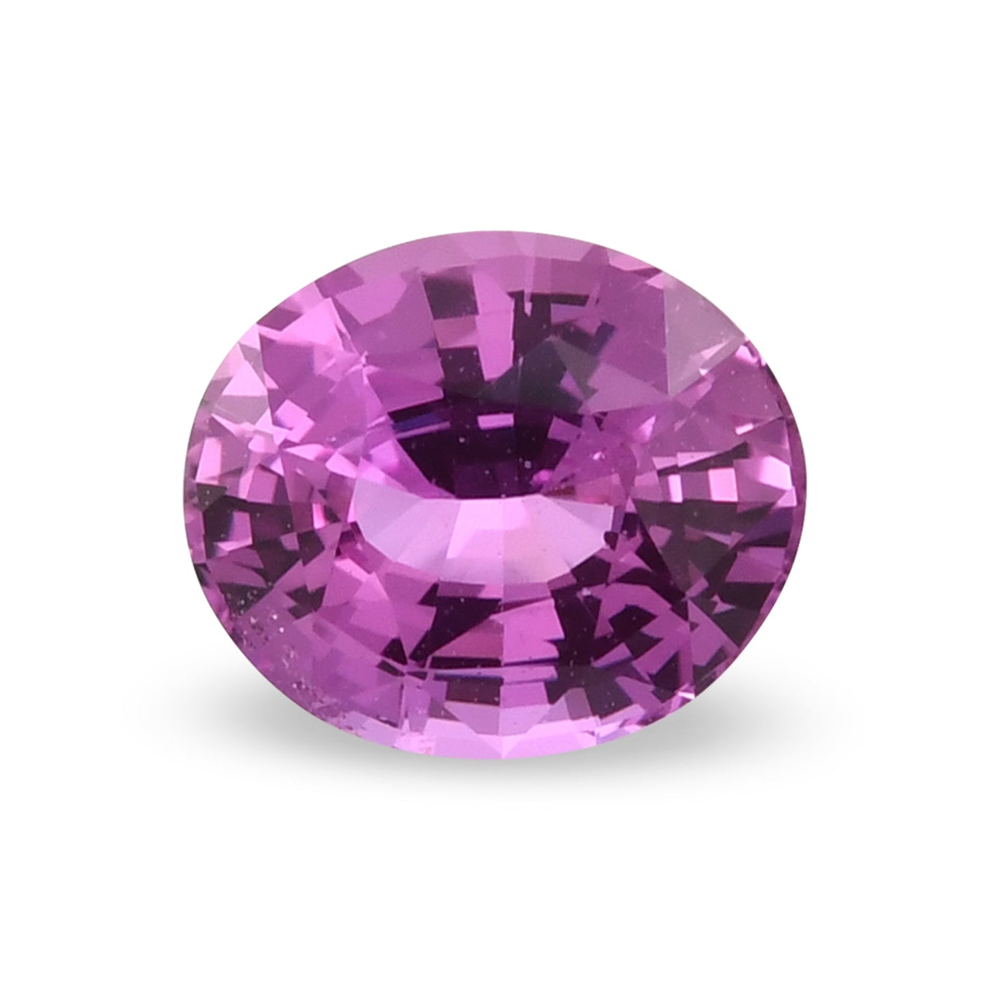 2,03 Karat rosa ovaler Saphir