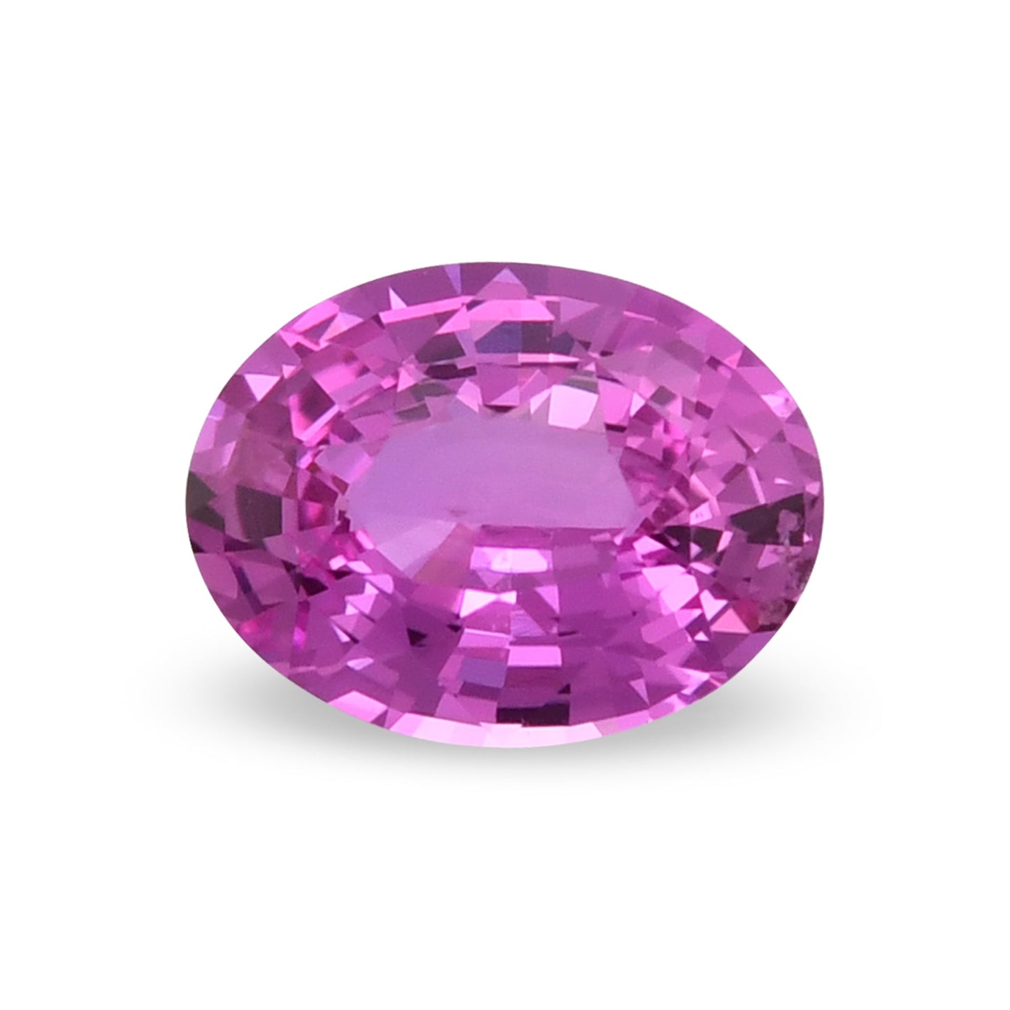 2,03 Karat rosa ovaler Saphir