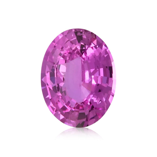 2,03 Karat rosa ovaler Saphir