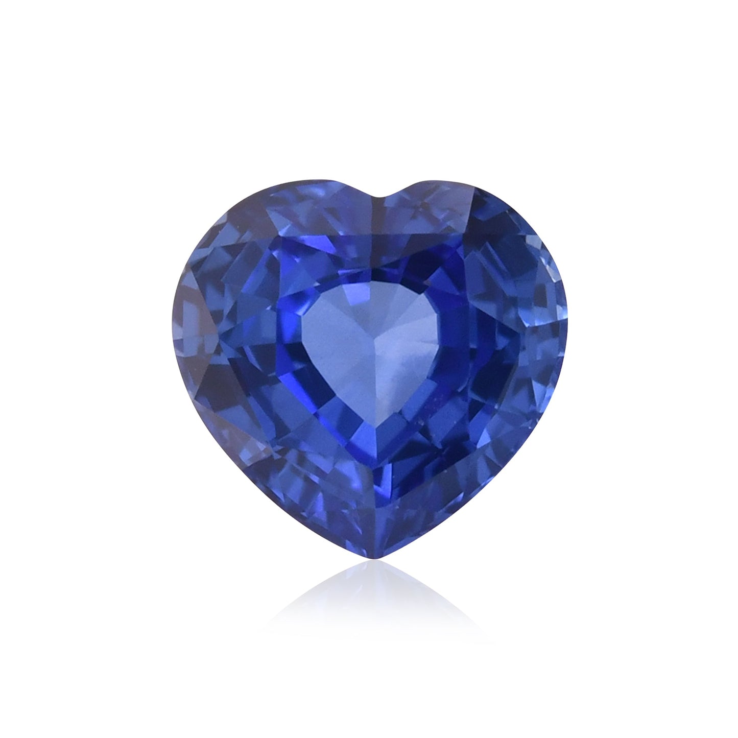 2,58 Karat blauer Herzsaphir