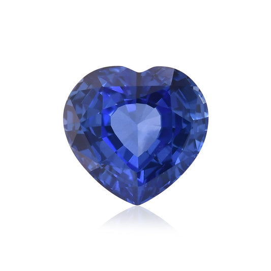 2,58 Karat blauer Herzsaphir