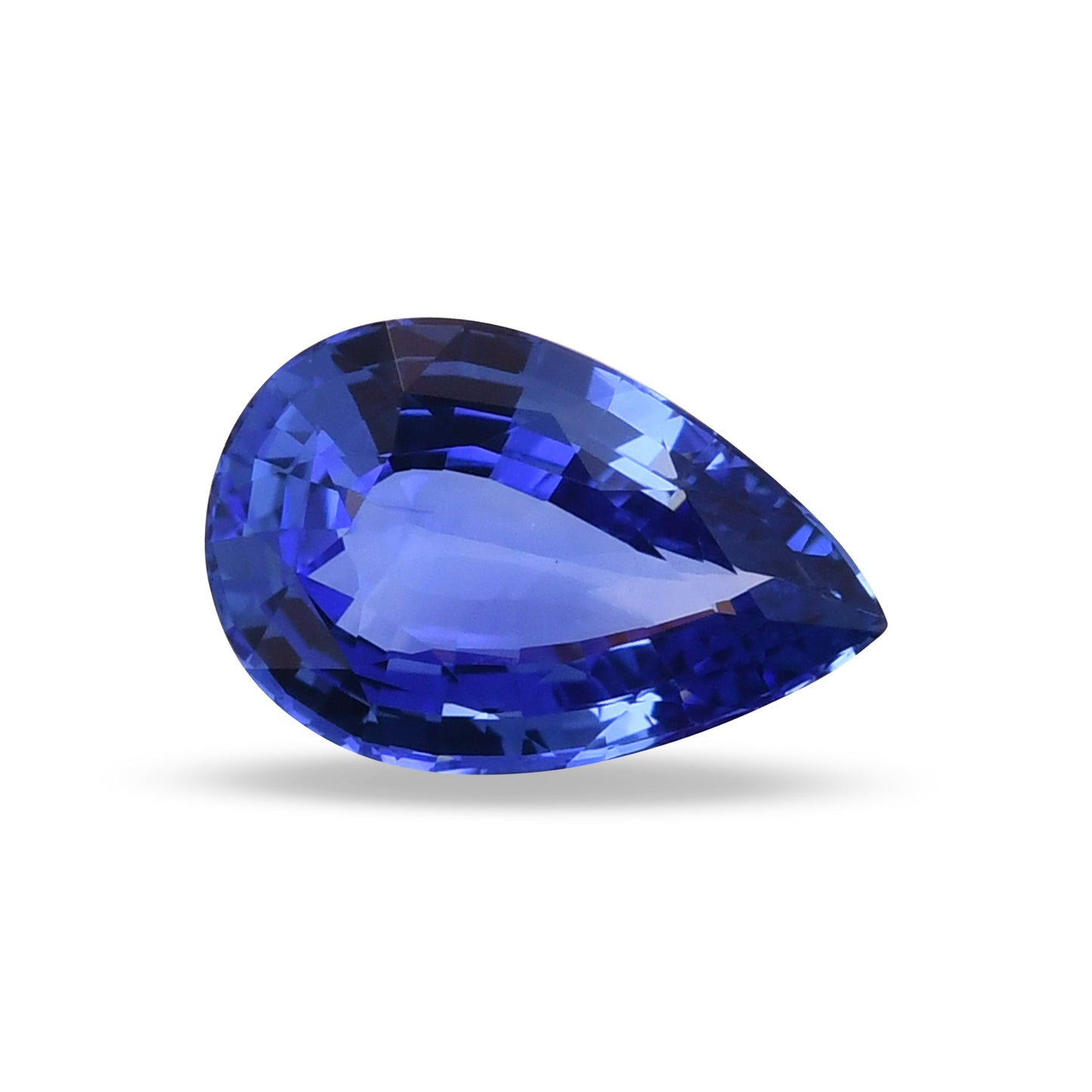 6.51 Carat Blue SRI LANKAN Pear Sapphire CD