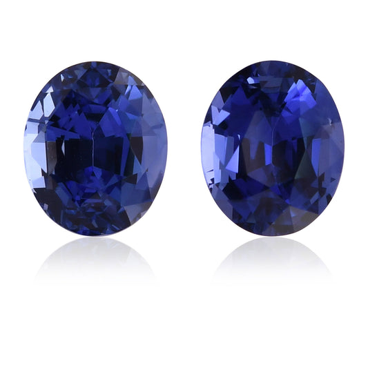 6,80 Karat blauer ovaler Saphir aus Sri Lanka (CD)
