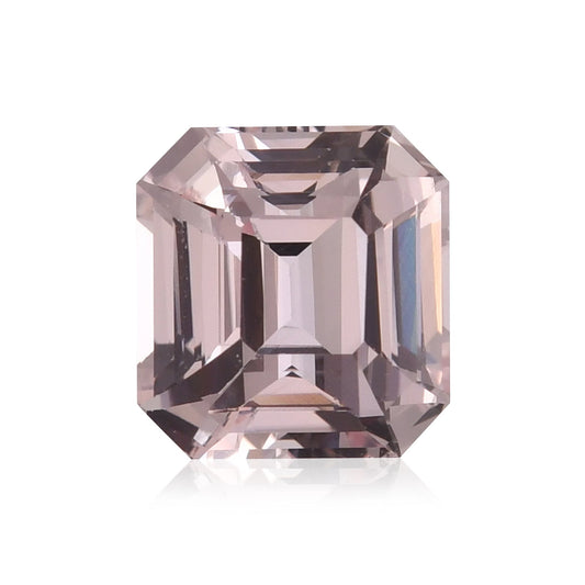 4,03 Karat Pink SRI LANKAN Sq. Emerald Sapphire CD