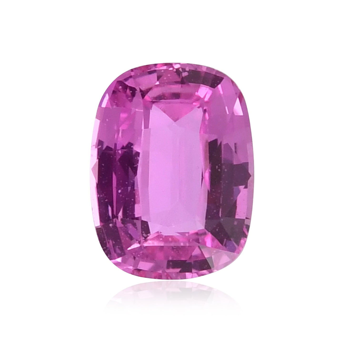 1,51 Karat rosa Kissen-Saphir