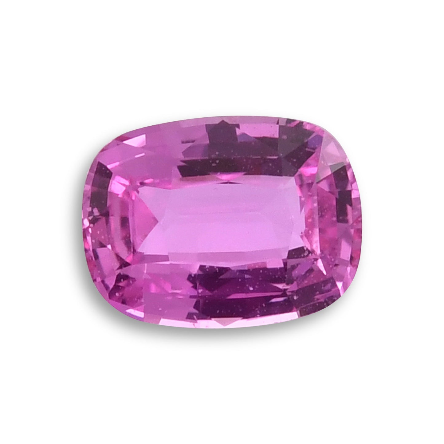 1,51 Karat rosa Kissen-Saphir