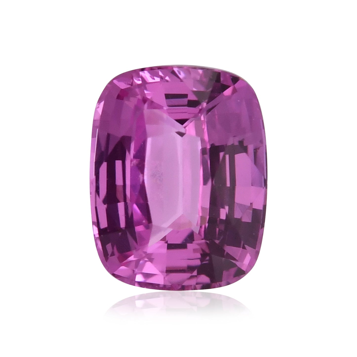 1,65 Karat rosa Kissen-Saphir