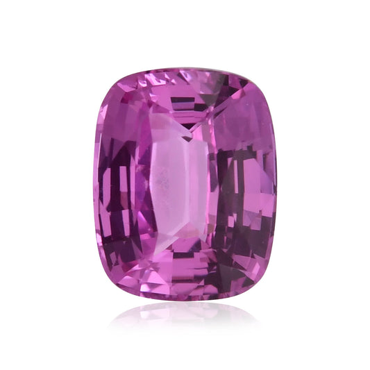 1,65 Karat rosa Kissen-Saphir