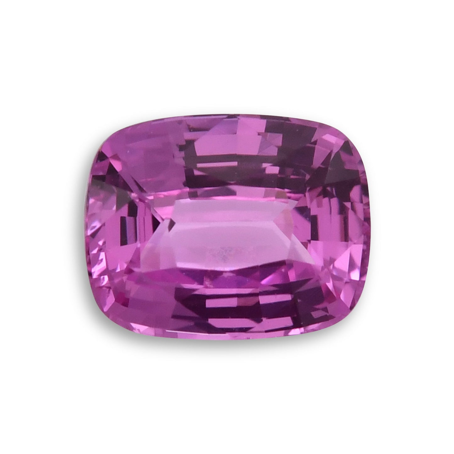 1,65 Karat rosa Kissen-Saphir