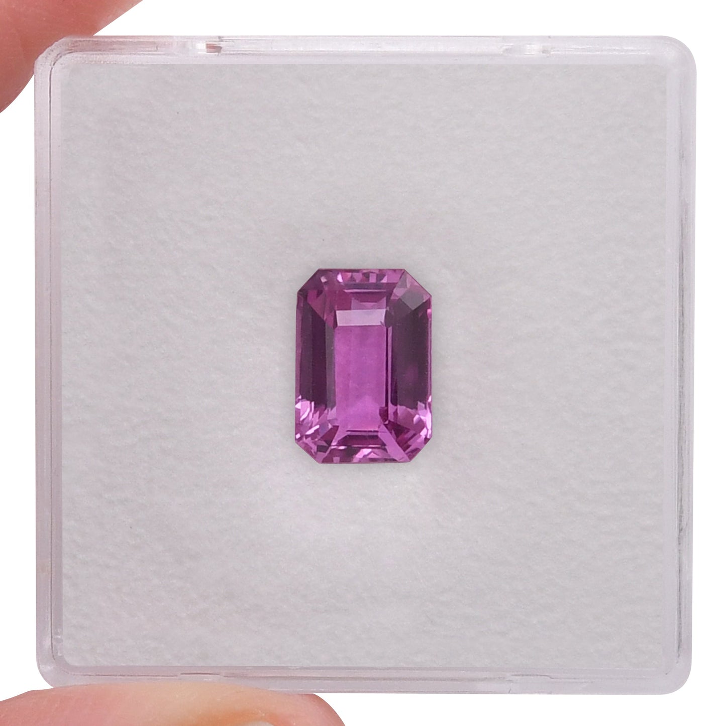 2,06 Karat rosa Smaragd-Saphir