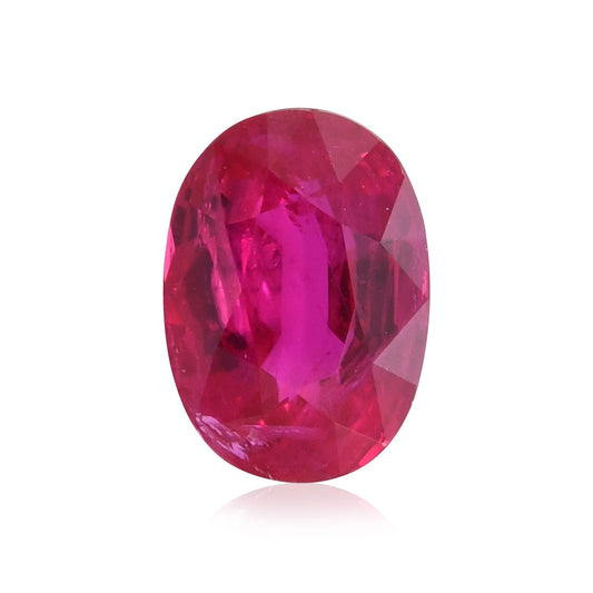1,42 Karat roter ovaler Rubin
