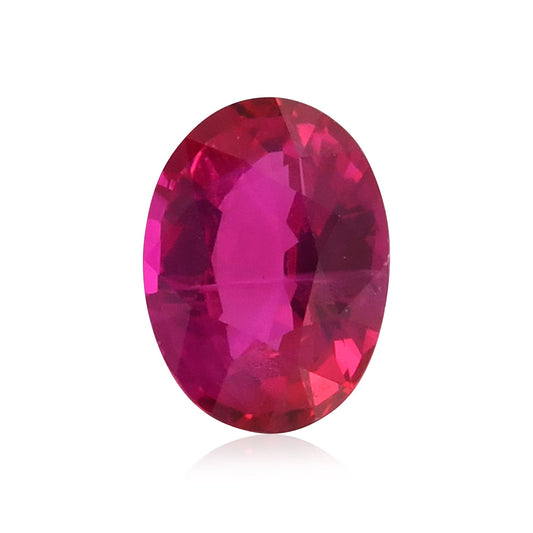 1,29 Karat roter ovaler Rubin