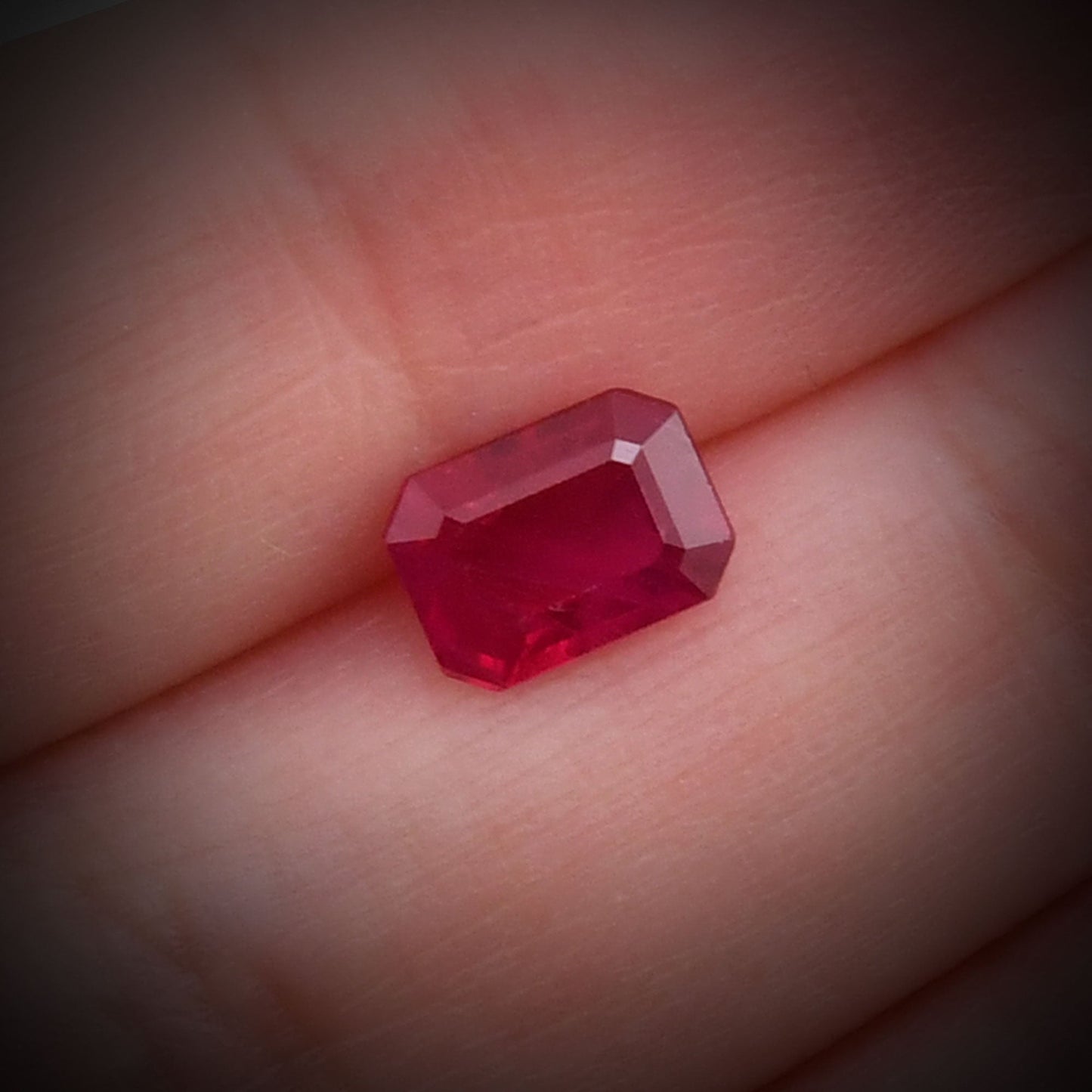 1.43 Carat Red  Emerald Ruby