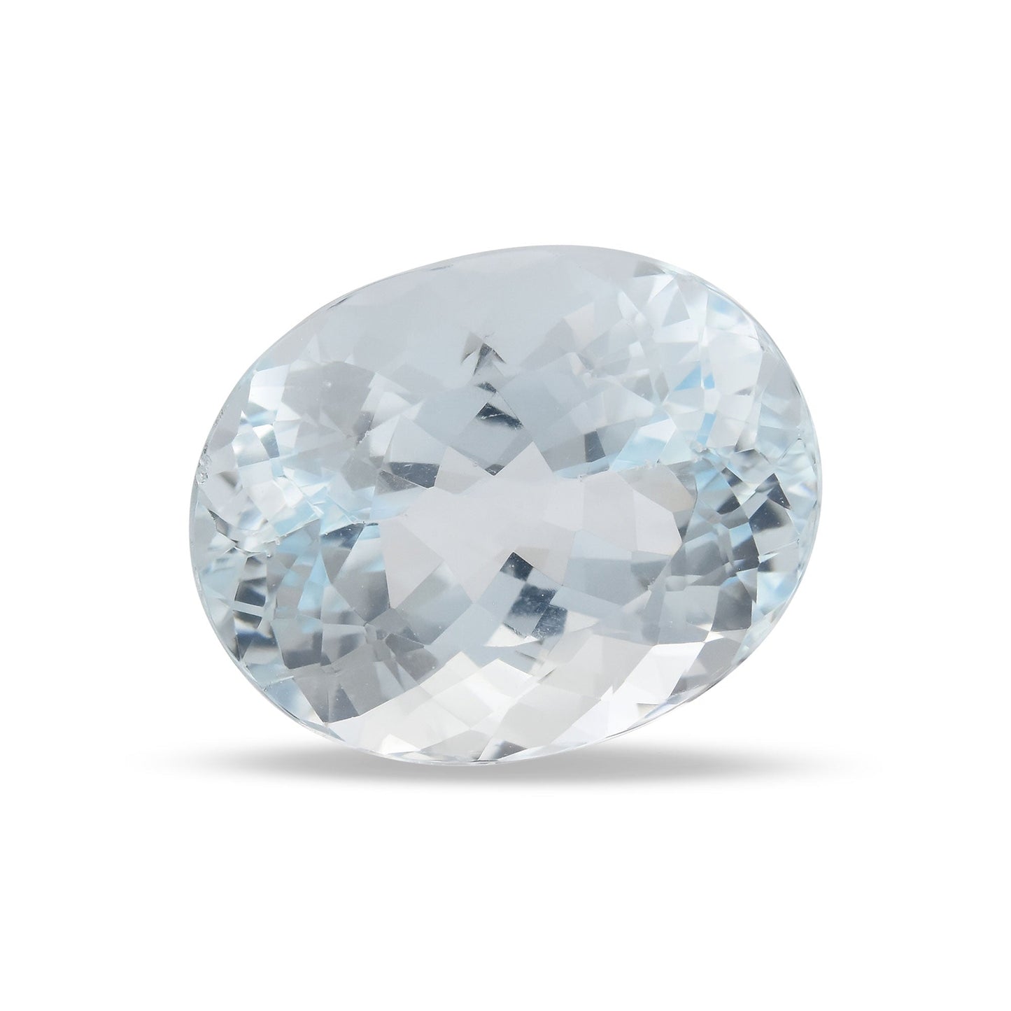 11,85 Karat blauer afrikanischer ovaler Aquamarin