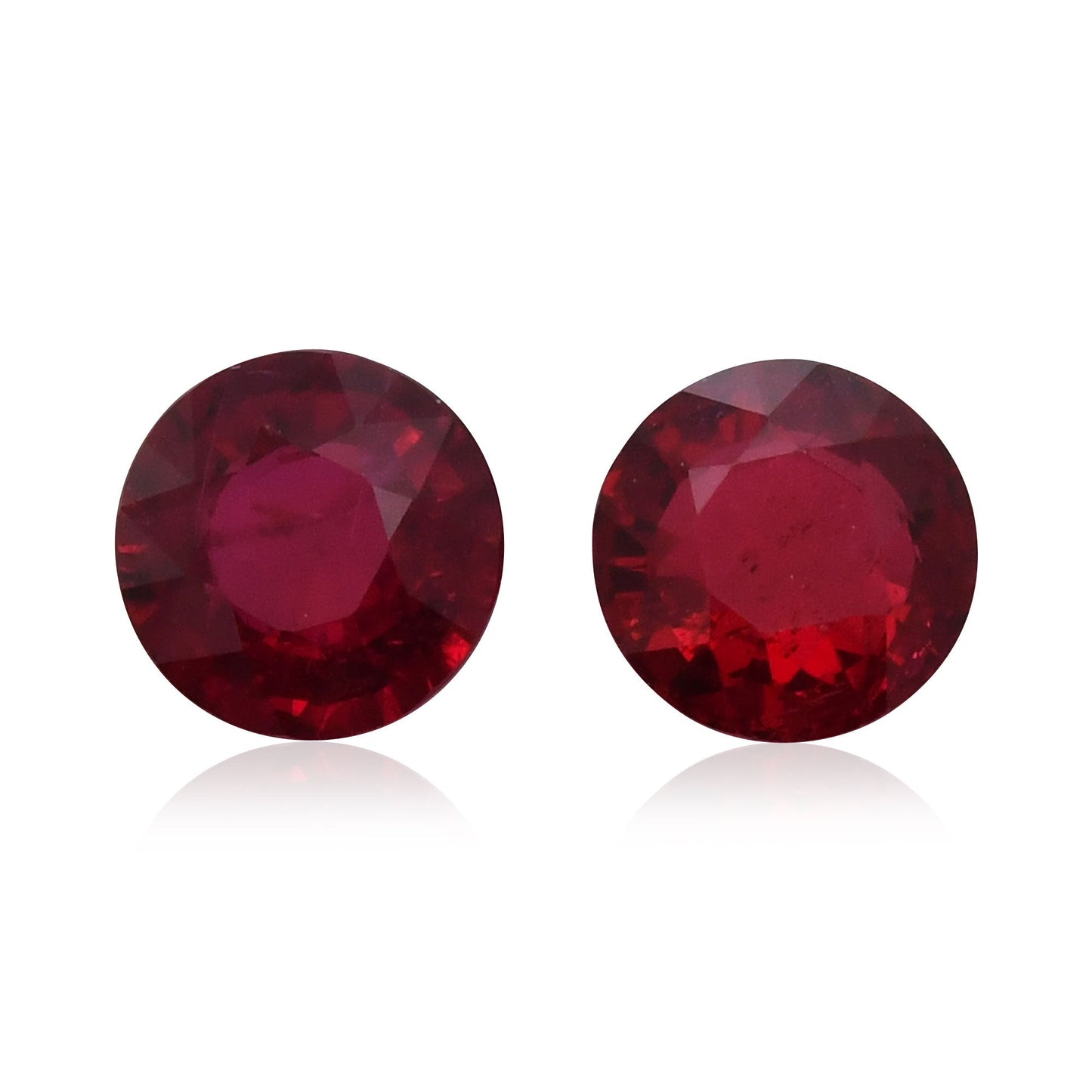 2,73 Karat roter runder Rubin