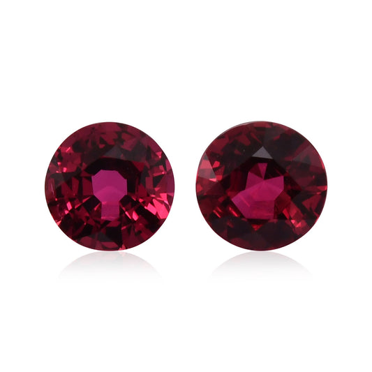 2,31 Karat roter runder Rubin