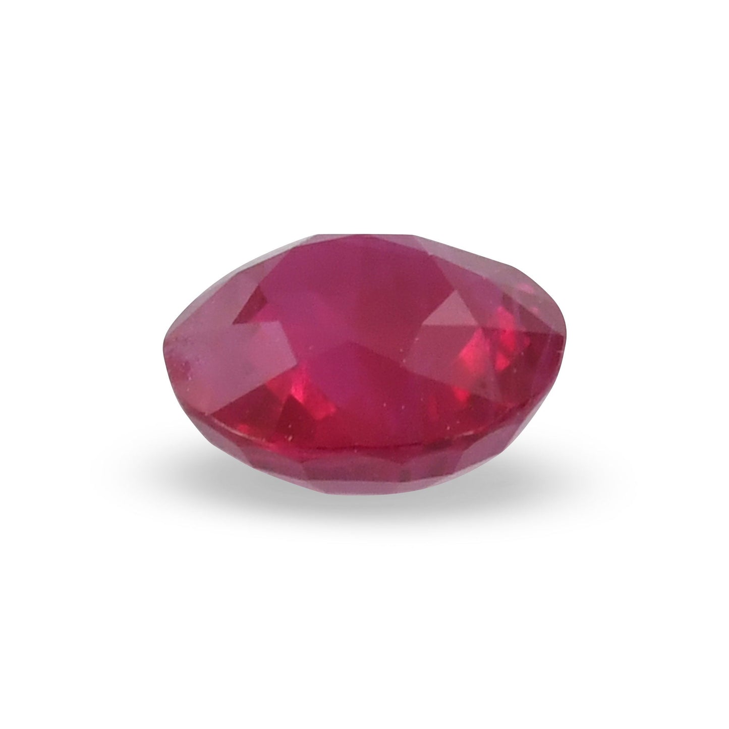 0.94 Carat Red  Round Ruby