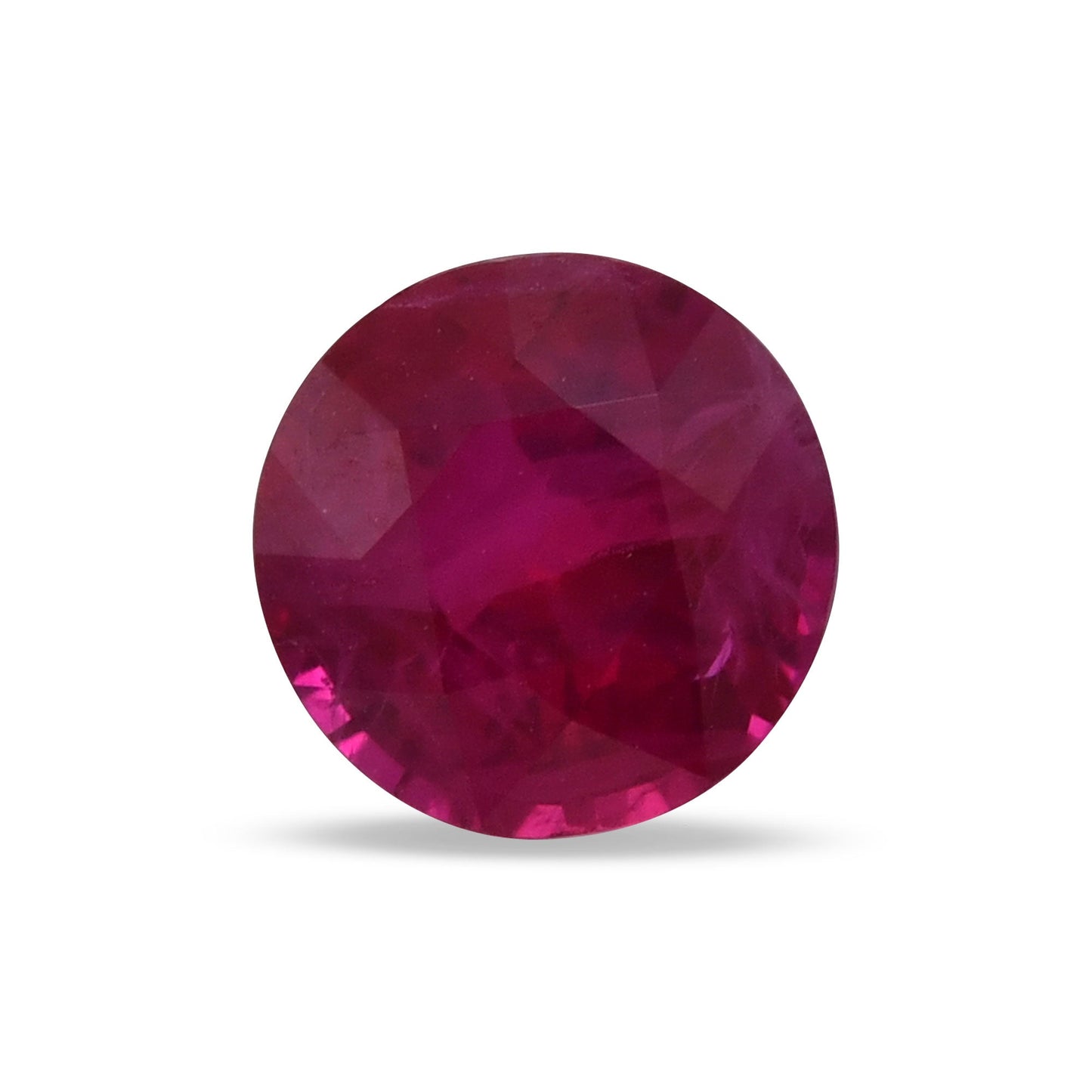 1.49 Carat Red  Round Ruby