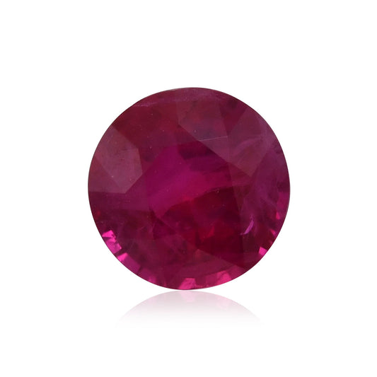 1,49 Karat roter runder Rubin