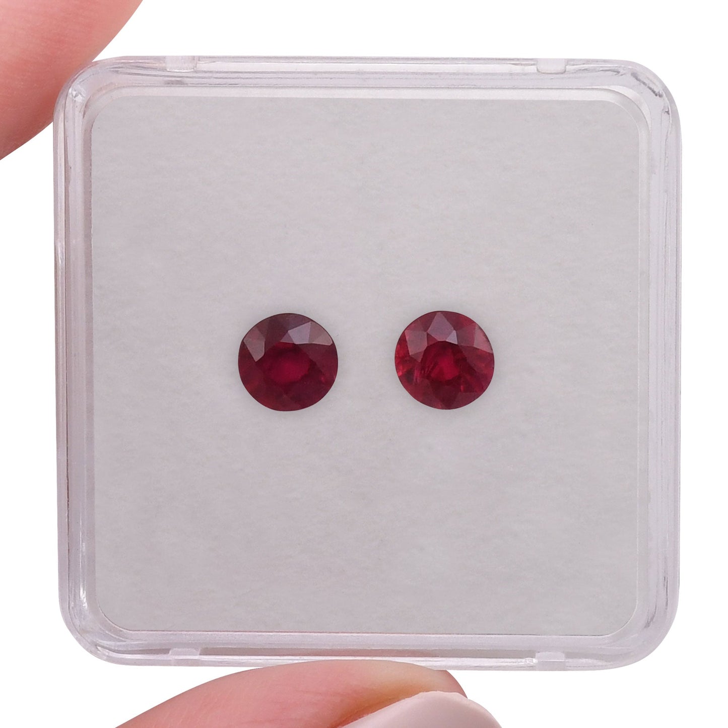2.31 Carat Red  Round Ruby